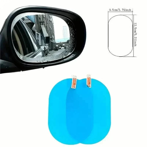 2-Pack: Car Waterproof Transparent Film Rearview Mirror Protection