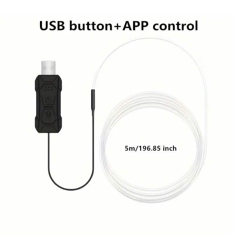 4.98 Meter Car Interior RGB LED Strip Lights