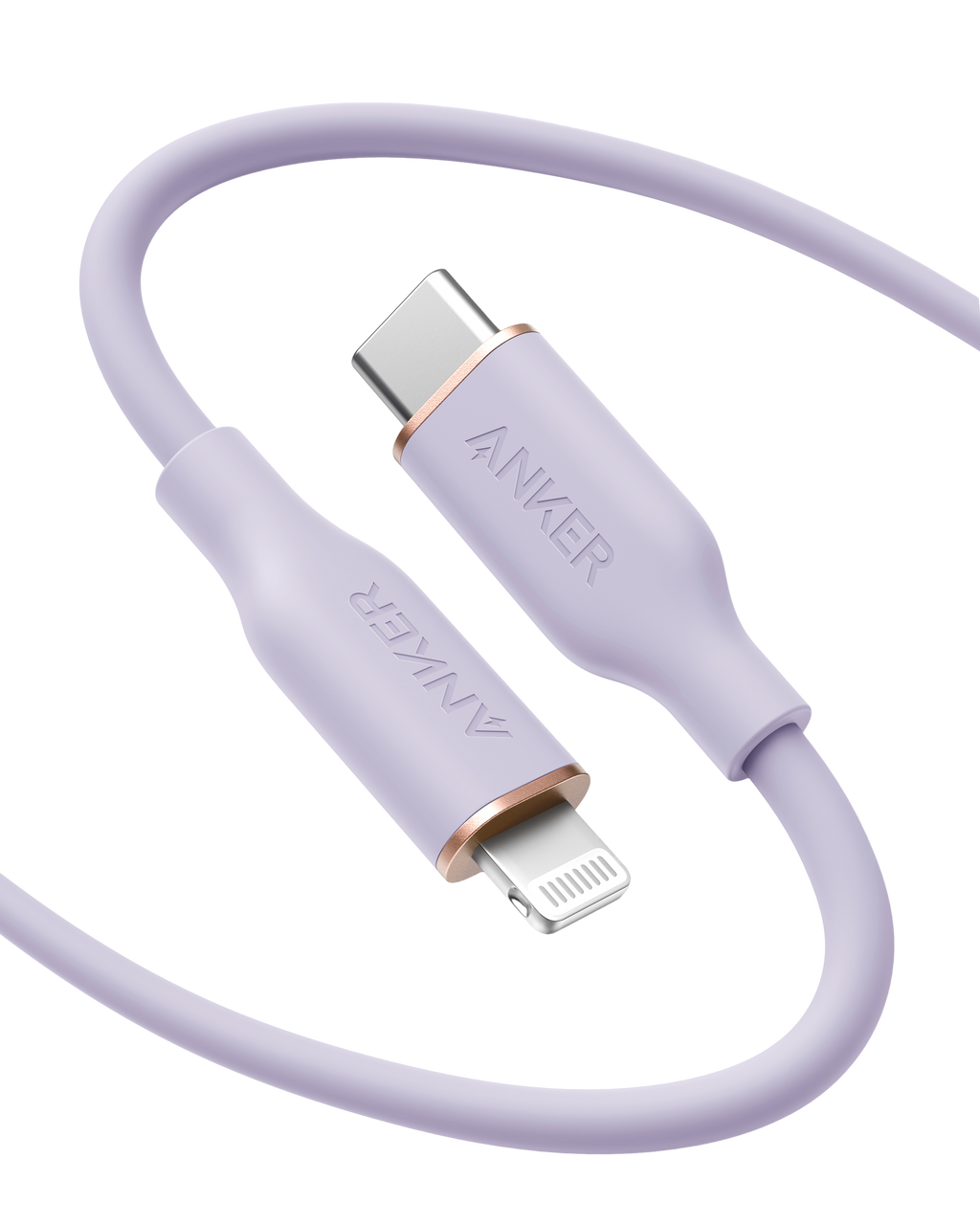 Anker <b>641</b> USB-C to Lightning Cable (Flow, Silicone)