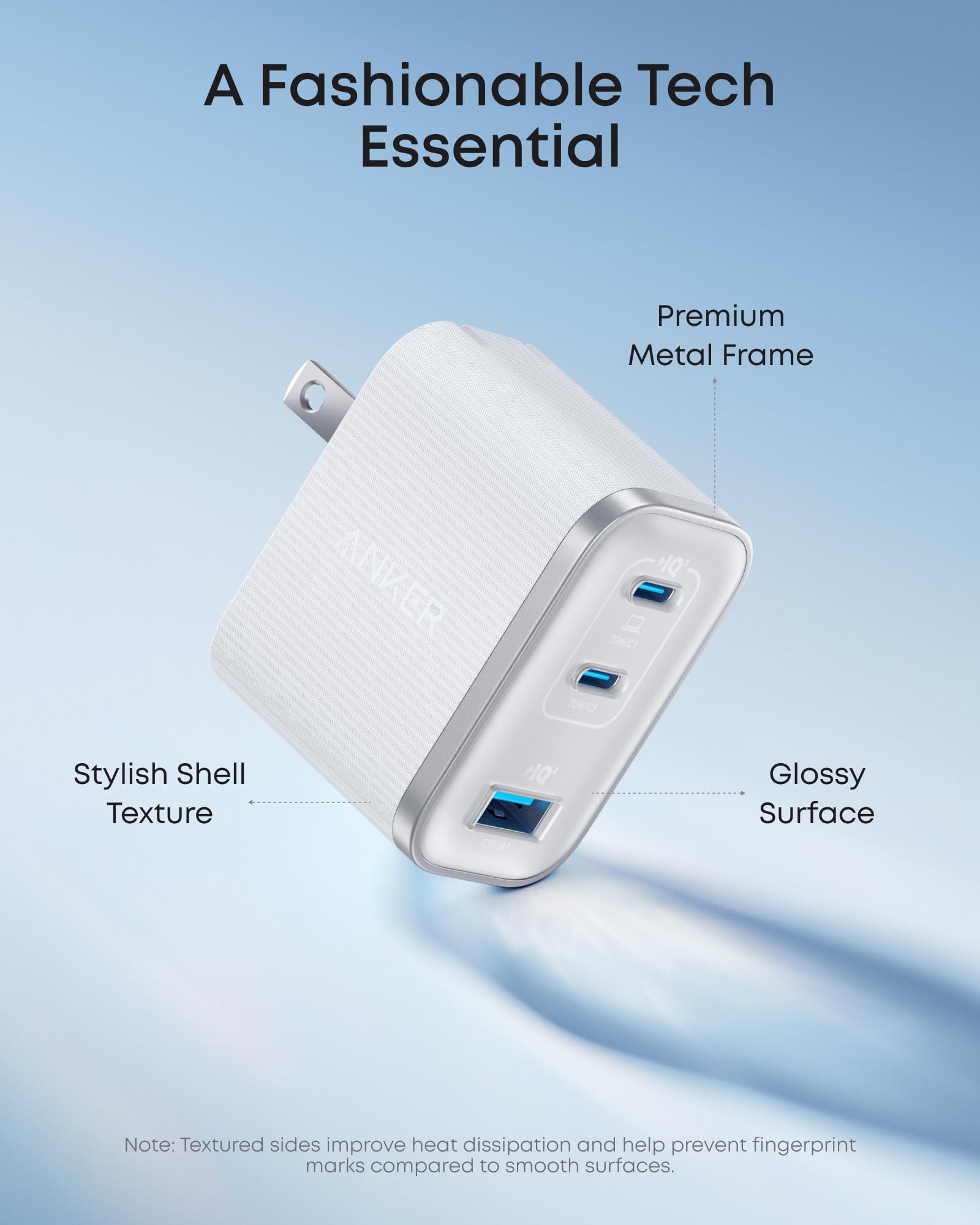 Anker Nano Charger (70W, 3 Ports)