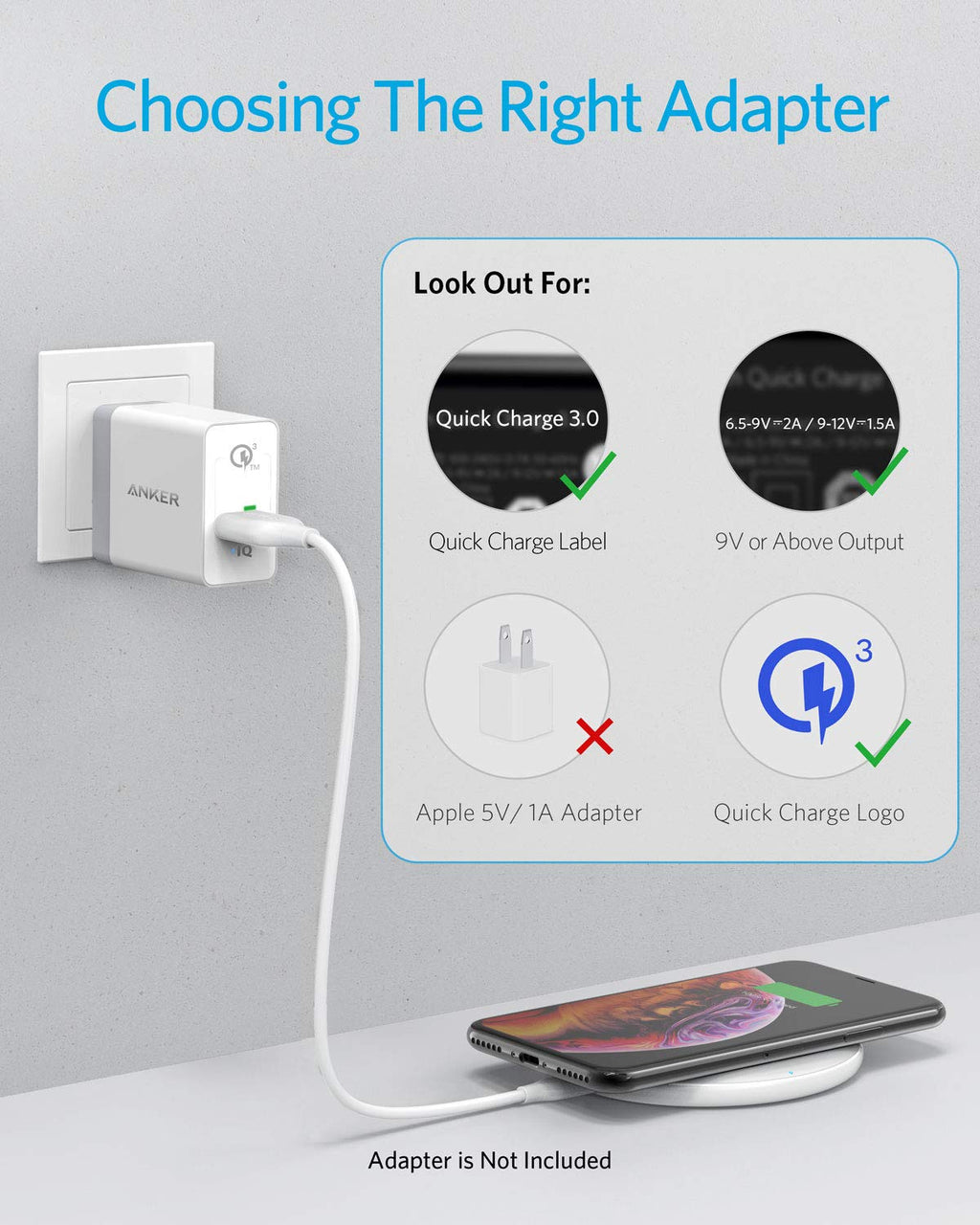 Anker <b>313</b> Wireless Charger (Pad)